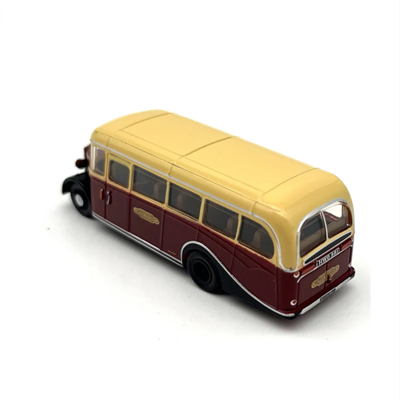 Diecast Alloy 1:120 Scale Retro Bedford City Bus Model Adult Toys Collection Static Display Ornament Gift Souvenir