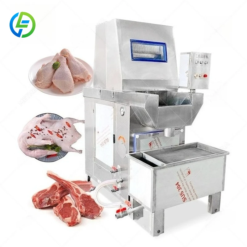 FL Customized Large Capacity Saline Injection Machine Industrial Meat Saline Injecting Equipment For Mass Meat Marination