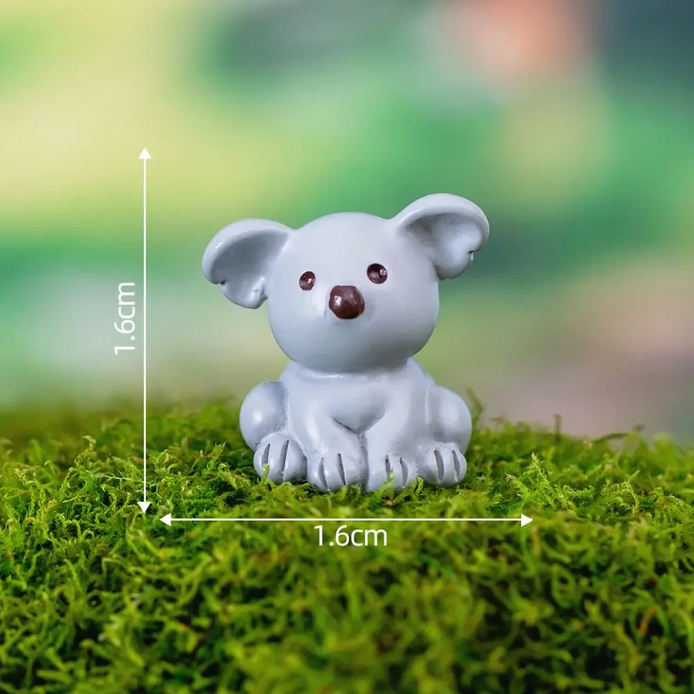 Cat Duck Sheep Squirrel Frog Turtle Animals Micro Landscape Ornaments Realistic Handmade Zodiac Animals Miniatures Resin Crafts