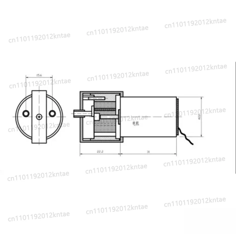 Micro vacuum pump a6/05 rotary vane gas sampling particle counter micro air pump for particulate matter detection 6v