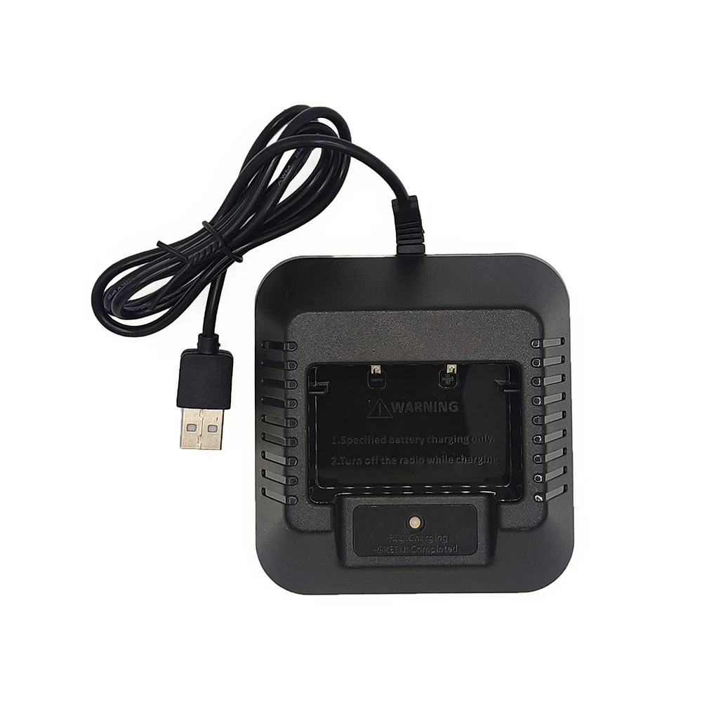 Baofeng UV-5R USB Adaptateur Chargeur De Batterie De Bureau Pour Baofeng UV-5R DM-5R Plus Walperforé Talkie UV 5R Ham Radio UV5R Radio Bidirectionnelle