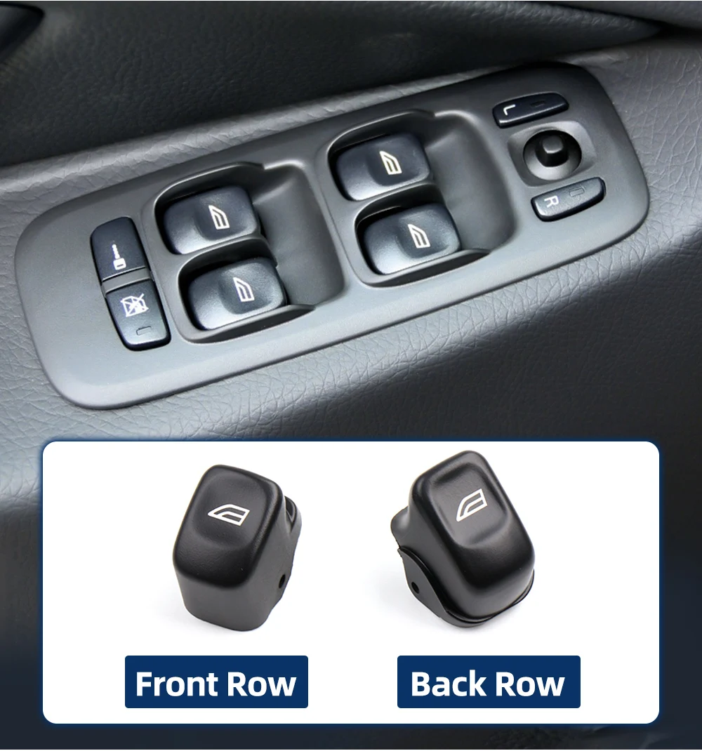 Fensterheber Steuersc halter Aufzug Glas Hub regler Knopf abdeckung für volvo v70 xc70 s80 s60 xc90 – Detail 1