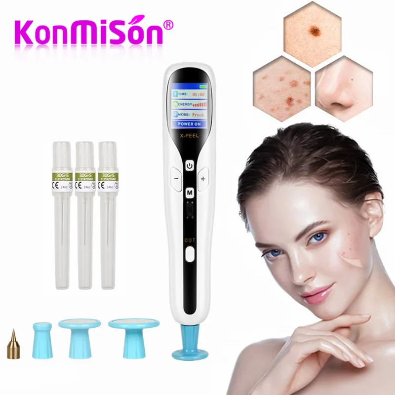 Ozone Plasma Pen Eyelid Lifting Wart Freckle Remover Fibroblast Tattoo Skin Tag Mole Removal Dark Spot Wrinkle Remover