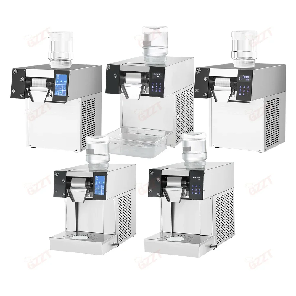 Monitoring Display 240kg 24hours Stainless Steel Snowflake Ice Maker Snow Bingsu Machine Commercial Snow Ice Bingsu Machine