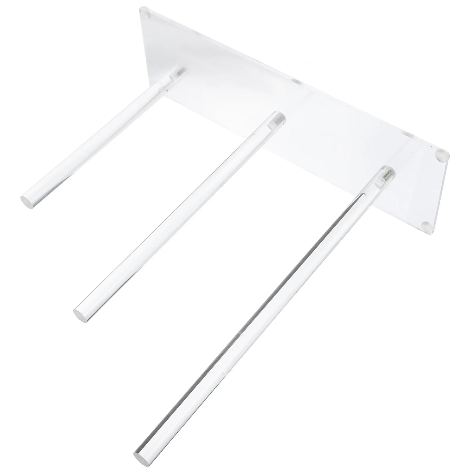 3-Tier Acrylic Hair Accessories Holder Clear Scrunchie Organizer Hair Tie Display Stand for Women Teens Vanity Bathroom Makeup