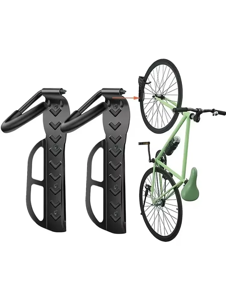 AliExpress 1/2 PCS Wall Mounted Bike Stand Holder Vertical Bicycle Storage Hanger Hook Rack For Garage Organization Cycling Accessories