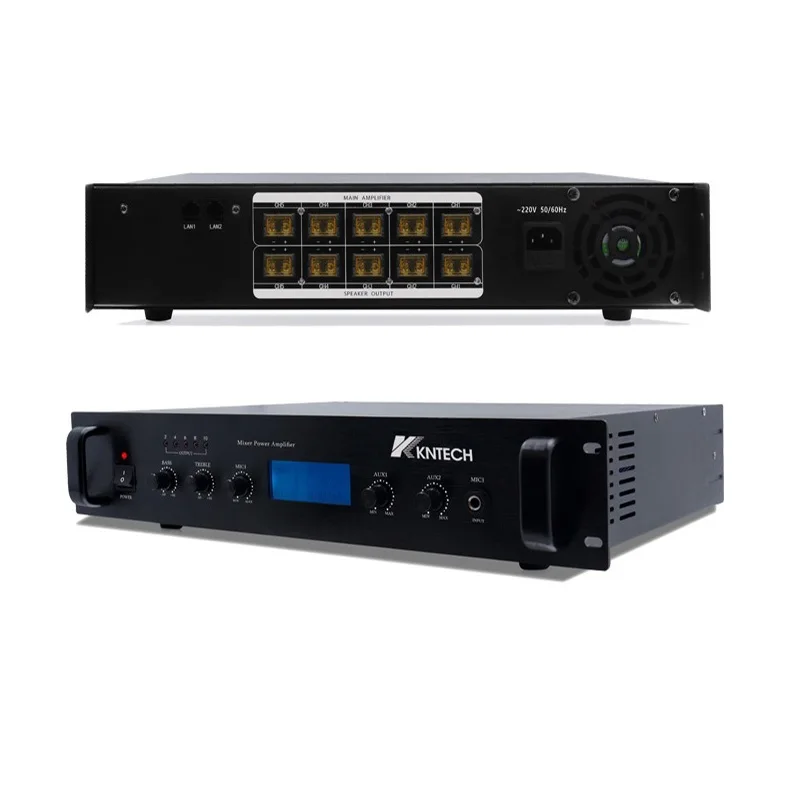 

Hot-sell Network Audio Amplifier IP Amplifier With Self-diagnosis Paging Amplifier For PAGA System