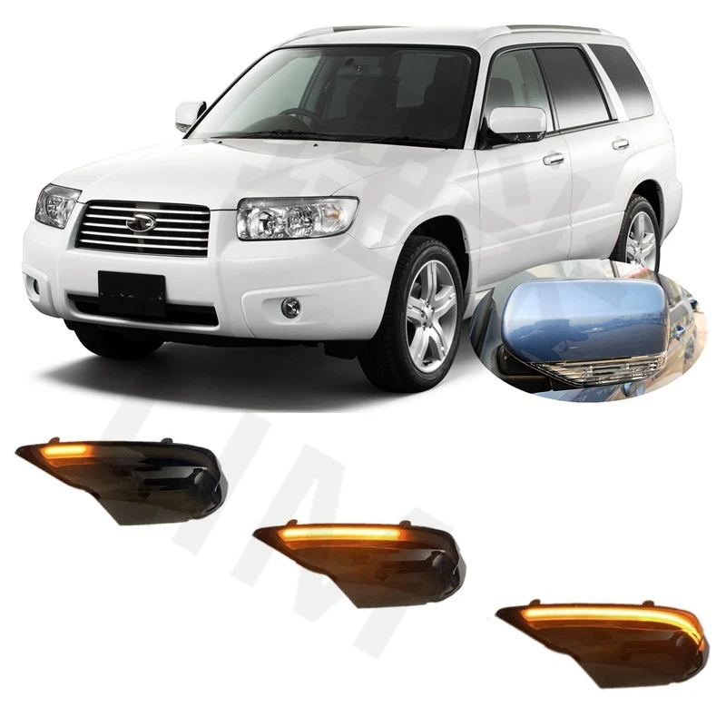 for Subaru Forester SG 2006 2007 2008 Dynamic LED Indicator Mirror Turn Light Signal Lamp Accessories