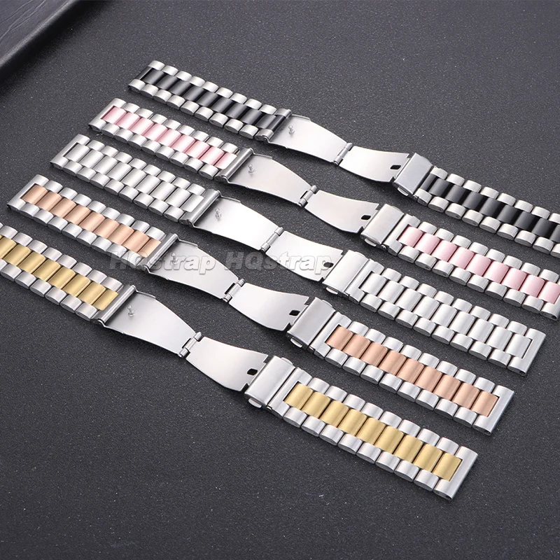 18mm 20mm 22mm 24mm Edelstahl-Armband für Samsung Galaxy Watch 7/6/5/4/3 40mm 44mm Metall-Uhrenarmband für Huawei GT3/4 Armband – Detail 3