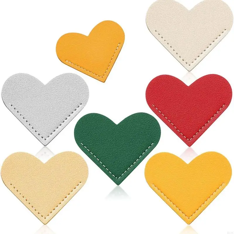 W89C หน้าหนังสือรูปหัวใจคลิป 2''x2.2 ของขวัญบุ๊กมาร์กสำหรับเด็กสำหรับผู้ใหญ่