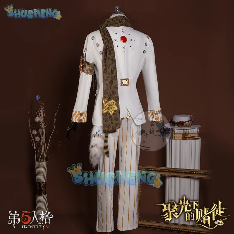 Disfraz de Cosplay de Identity V Prospector, uniforme Norton Campbell, jugador en el foco, Halloween para mujeres y hombres, accesorio de Carnaval