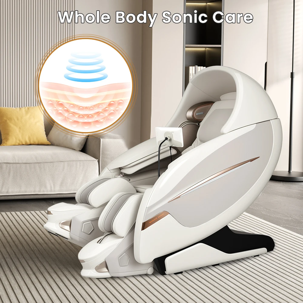 Custom Beauty & SPA Center Innovative Independent Leg Massage Single Leg Stretch 4D Massage Chair SL Track Thai Stretch