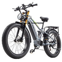 BURCHDA RX80 Bull Shock Absorbing Snow Electric Bicycle EU Warehouse DDP Fat Tire 48V20Ah Lithium Battery Mountain Bike