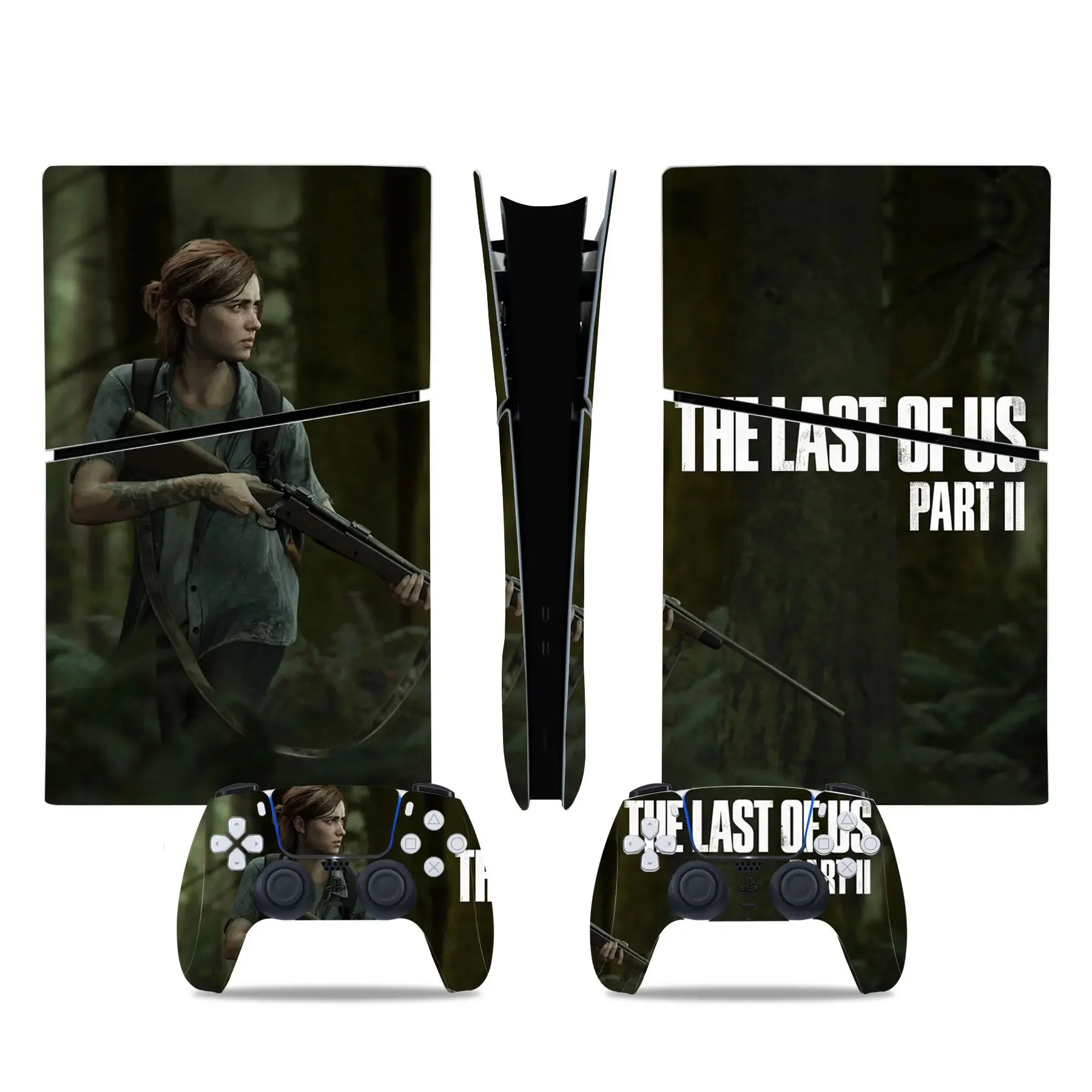 The Last of Us Part 2 New PS5 Slim Digital Skin Sticker Protector Decal Cover dla kontrolera konsoli PS5 Slim digi Sticker Vinyl