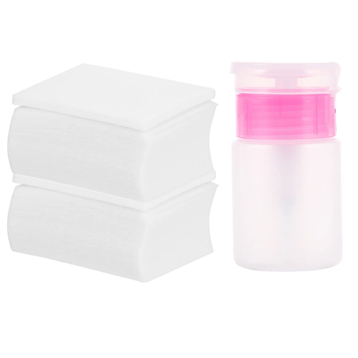 500 Uds almohadillas quitaesmalte de uñas suministros de limpieza desechables suaves manicura pedicura herramienta removedora de Gel de uñas para mujeres