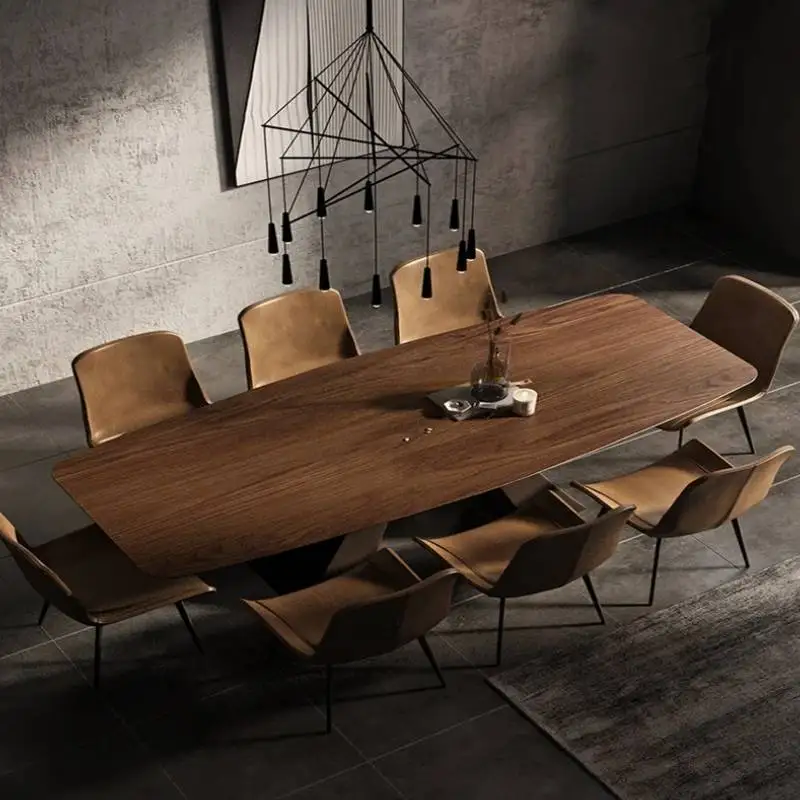 

Party Event Square Dining Tables Design China Brown Kitchen Dining Tables Modern Nordic Wood Tavolo Pranzo Furniture Home