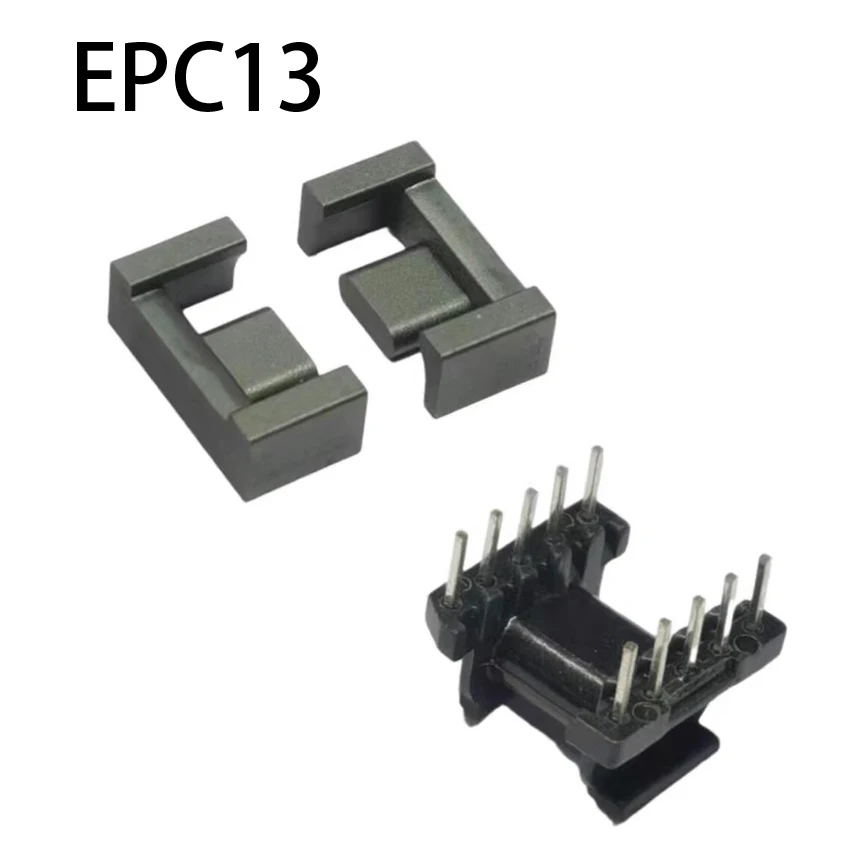 EPC13 5 + 5 контактов 10P Mn-Zn PC40 горизонтальный высокочастотный силовой трансформатор, мягкий ферритовый магнитный сердечник, катушка, Формовочная катушка