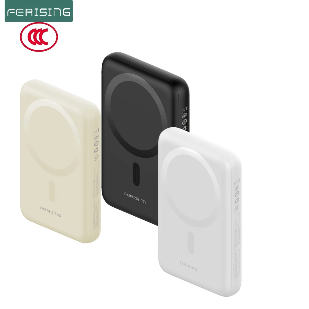 【2026 New】Power Bank 10000mAh PD20W Fast Charging Wireless Charger for Magsafe iPhone Samsung Type-C External Battery Pack