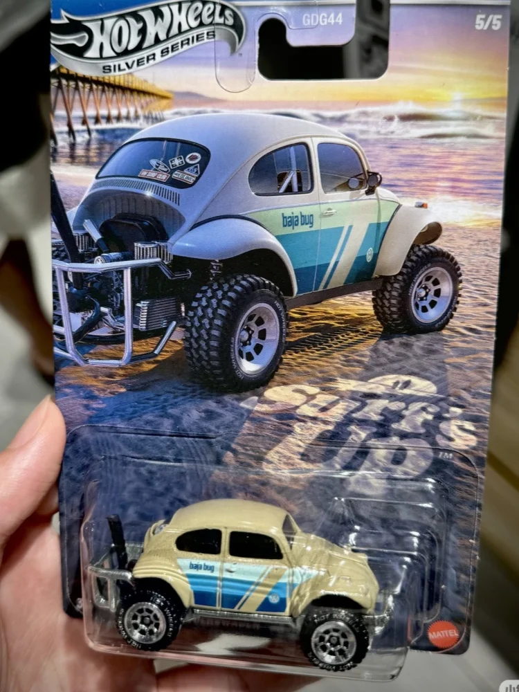 Hot Wheels voitures GDG44 plage Surf 77 Dodge Van 62Chevy pick-up Surf caisse 1:64 moulé sous pression modèle de véhicule voitures jouets garçons cadeau