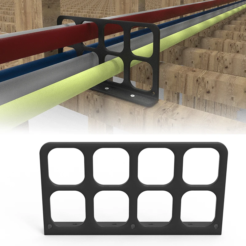 Cable Chase Wire Bracket Support Bracket Cable Organizer Holder for Wire and Cable Management Devices