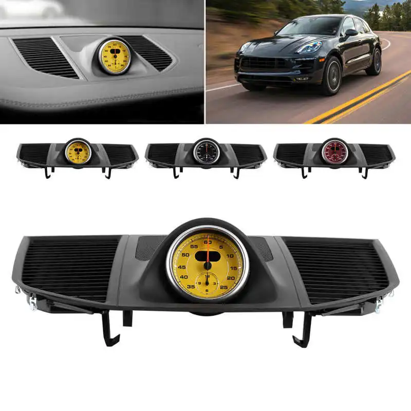 Professional Dash Clock Instrument Panel Upper Cover Chrono for Porsche MACAN 2014 2015 2016