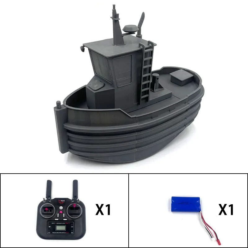 

Mini RC Driven Boat Model ABS Smart RC Boat 3D Printed Finished Toy Customizable Model Boat