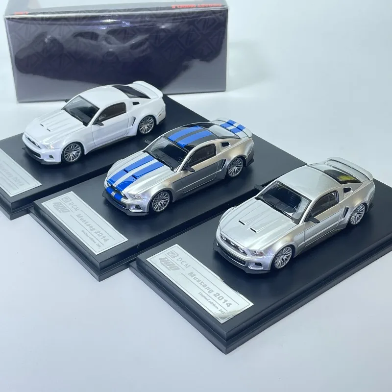 en-stock-modele-de-voiture-miniature-en-alliage-moule-sous-pression-mustang-version-modifiee-1-64-objet-decoratif-creatif-cadeau-de-festival