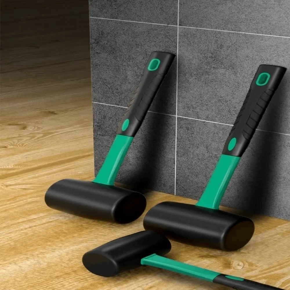 

Multi-Functional Rubber Hammer Non-Slip Handle Elastic Installation Hammer Industrial Grade Shock Absorbing Solid Rubber Hammer