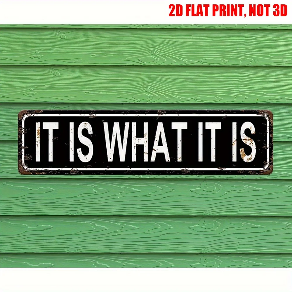 CIFBUY Retro Let It Go Metal Wall Art Vintage Aluminum Waterproof Durable Decor for Home Office Farmhouse Bar Man Cave