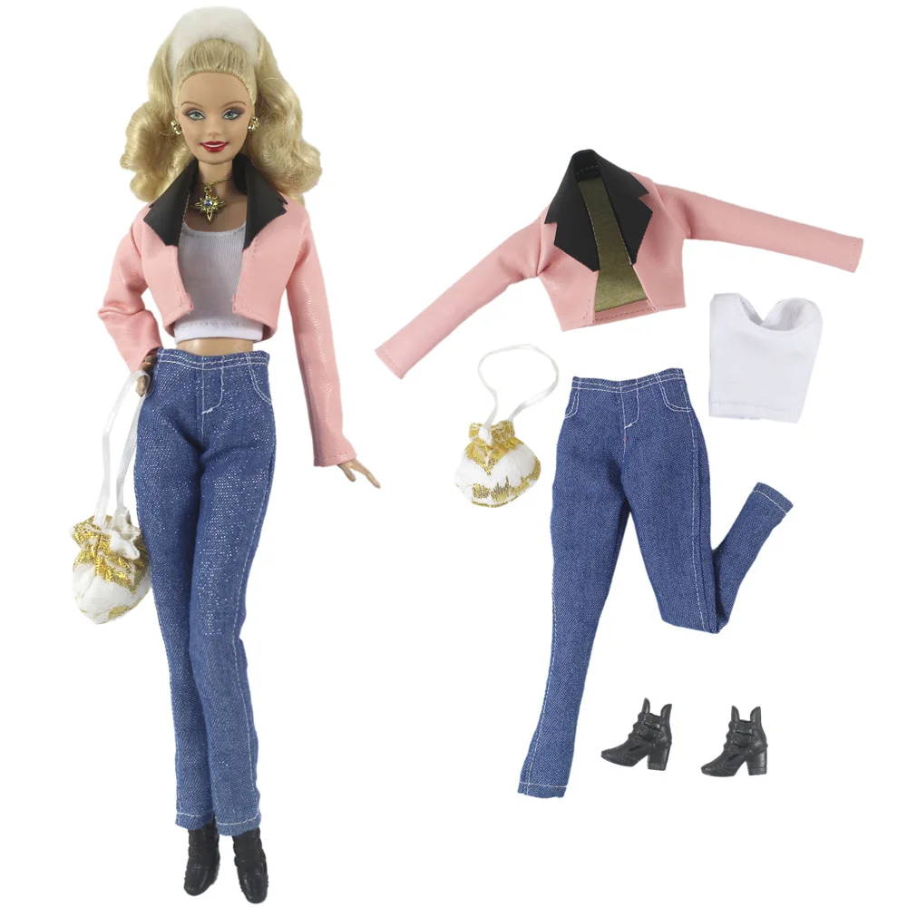1 Set Puppenkleidung im Maßstab 1:6, Kleid-Outfit für 11,5 Zoll (30 cm) Puppen, viele Stile zur Auswahl, Geschenke für Mädchen, Puppenzubehör # 6 – Detail 10