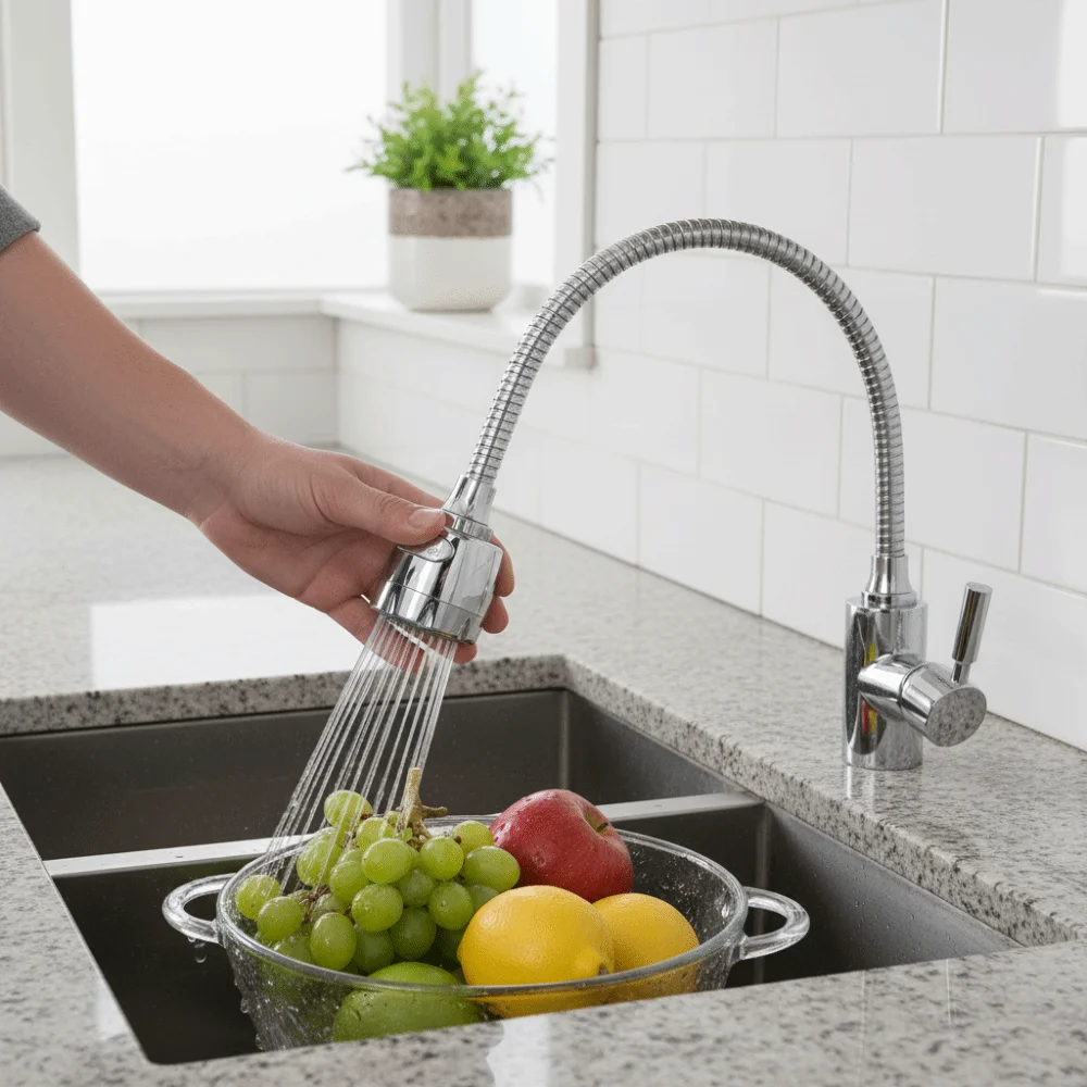 2/3 Modes Faucet Filter Adapter Anti Splash 360° Rotating Kitchen Faucet Extender Universal Water Faucet Bubbler Kitchen Gadgets