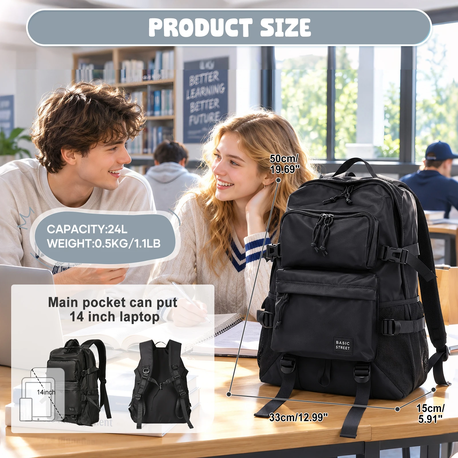 Travel Backpack Cabin Bag Large Capacity Travel Luggage Bag Women College Casual Backpack Weekend Bag Men's Business Laptop Bag