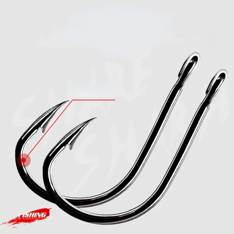 500Pcs Fishing Hooks Set High Carbon Steel Barbed FishHooks for Saltwater Freshwater Fishing Gear fishing accessories