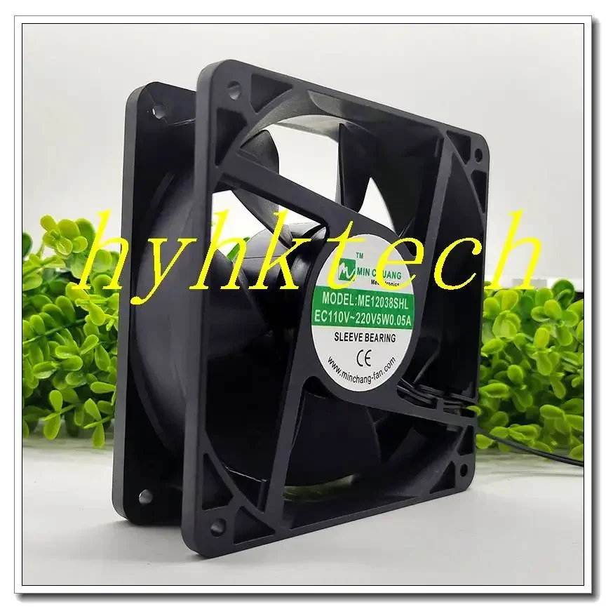 Supply  ME12038SHL  0.05A 12CM 110V~220V  Original cooling fan, 100% tested before shipment