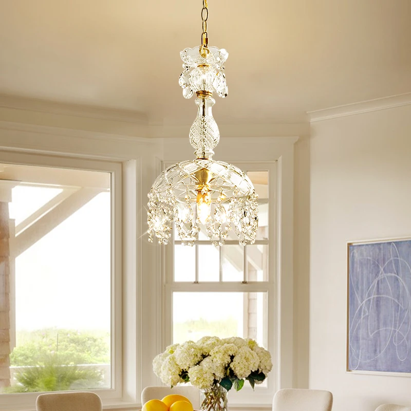 

Post Modern Glass Pendant Light For House Living Room Bedroom Crystal Pendant Luxury Suspension Wire Lamp Indoor Light