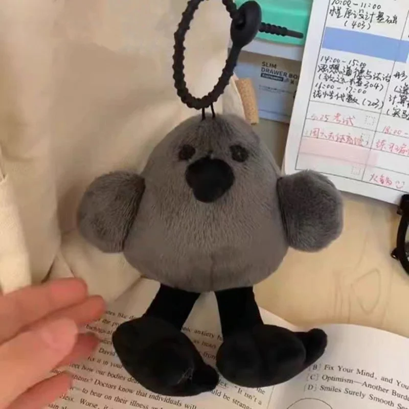 14cm divertente ciondolo uccello giocattoli di peluche con può suono parlare simpatico cartone animato uccello portachiavi borsa da scuola fascino regalo Senior Sense