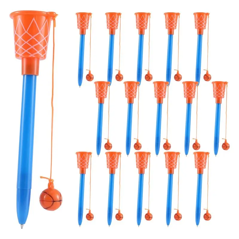 

A01E-Basketball Hoop Pens,Basketball Party Favors -Sports Novelty Pens With Basketball Toss For Sport Themed Birthday Party