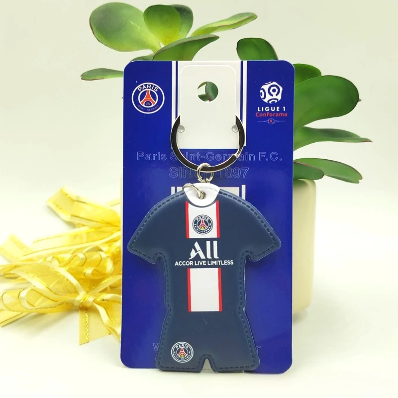 Football Jersey Keychain Metal Soccer Team Shirt Key Ring Football Fan Bag Charm Sports Souvenir Gift Collectible Accessory - view 4