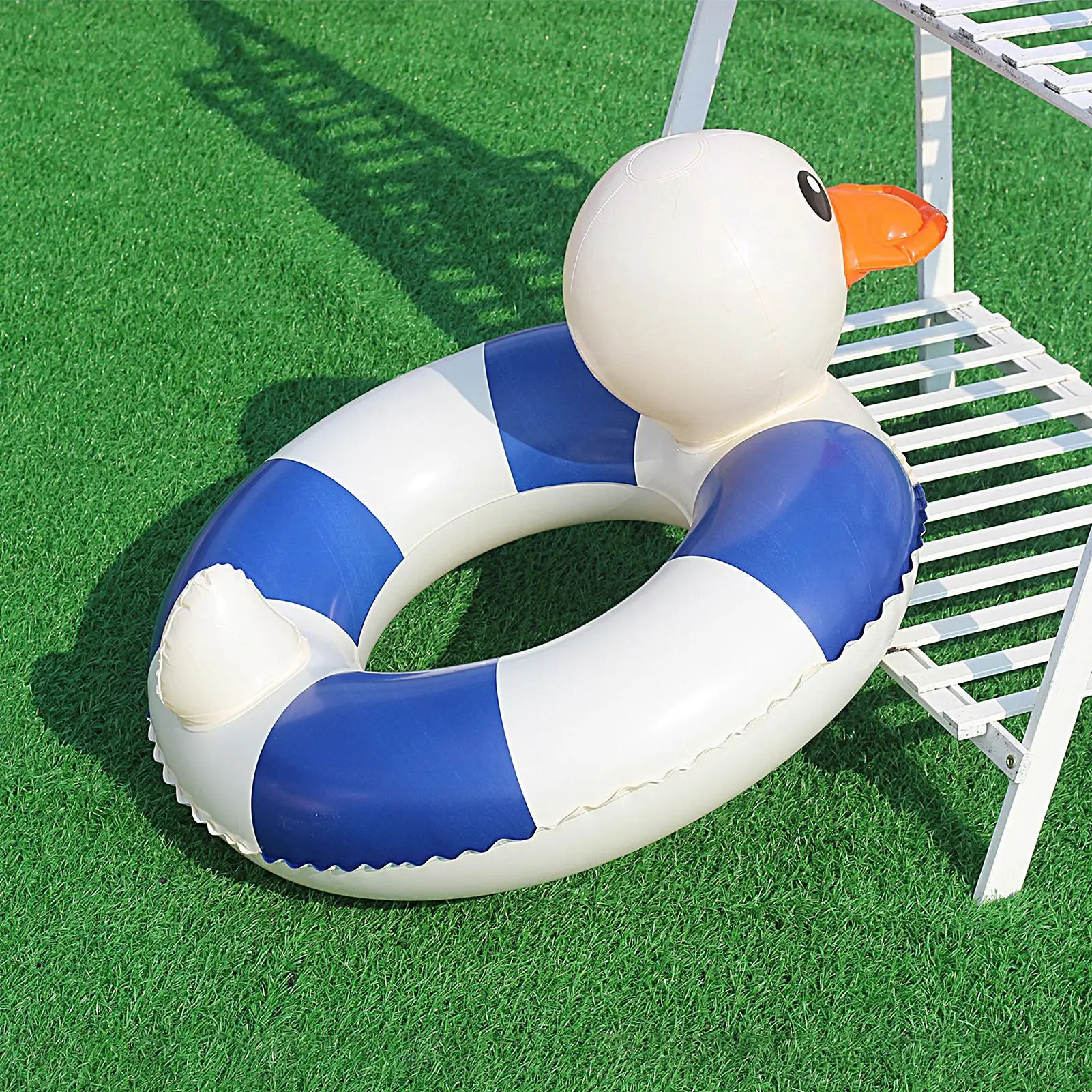 Swimming Ring For Babies Inflatable Kids Swim Trainer Duck Shape Swim Rings Water Swim Beach Party Supplies Pool Party