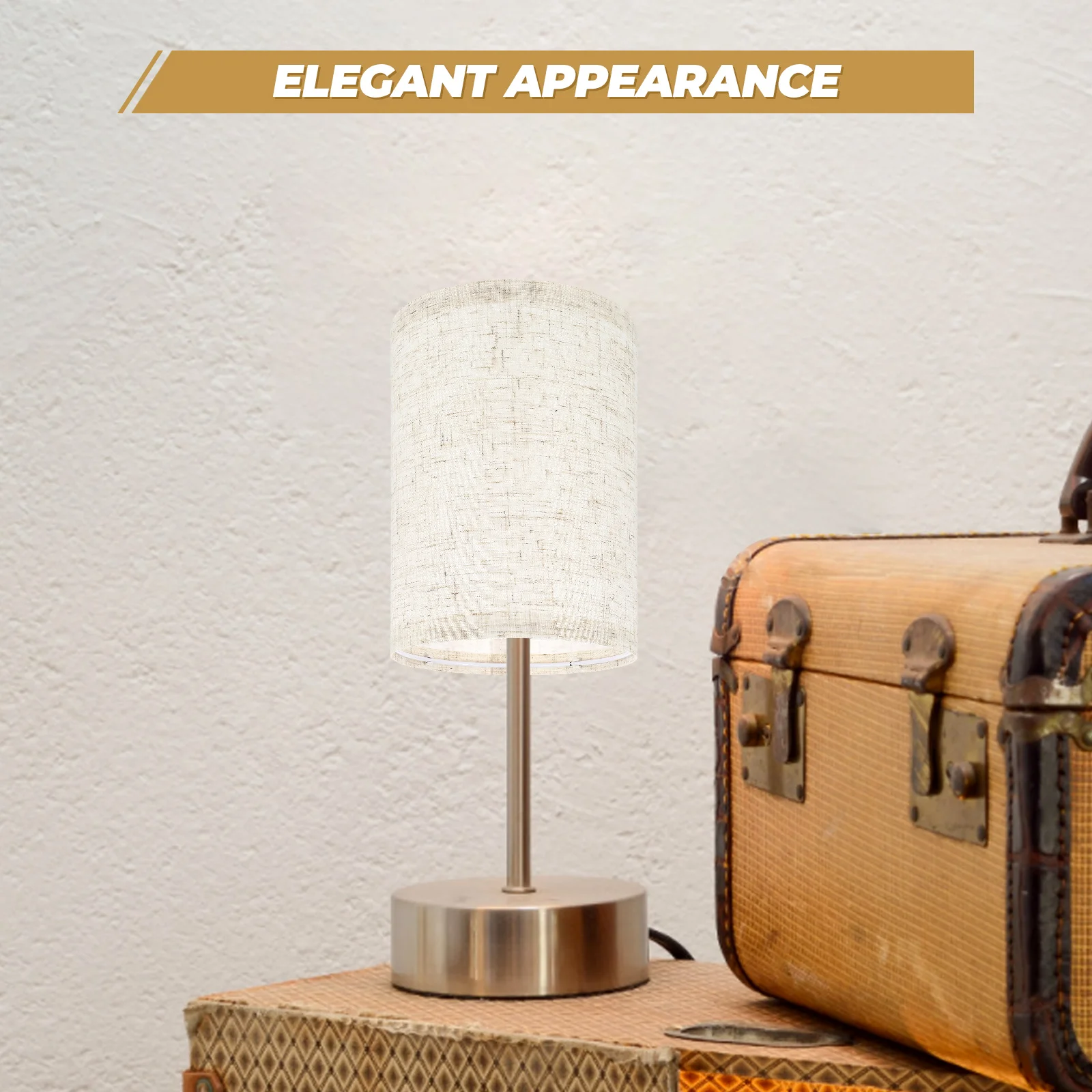 

Detachable Lampshade Premium Wall For Home Soften Bright Bedroom Living Room Study Office Decor Linen Light Cover Durable