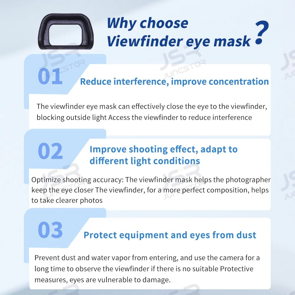 Camera eye mask EP10 is suitable for Sony mirrorless A6000 A6300 NEX-6 NEX-7 eyepiece cover viewfinder FDA-EP10 eye mask