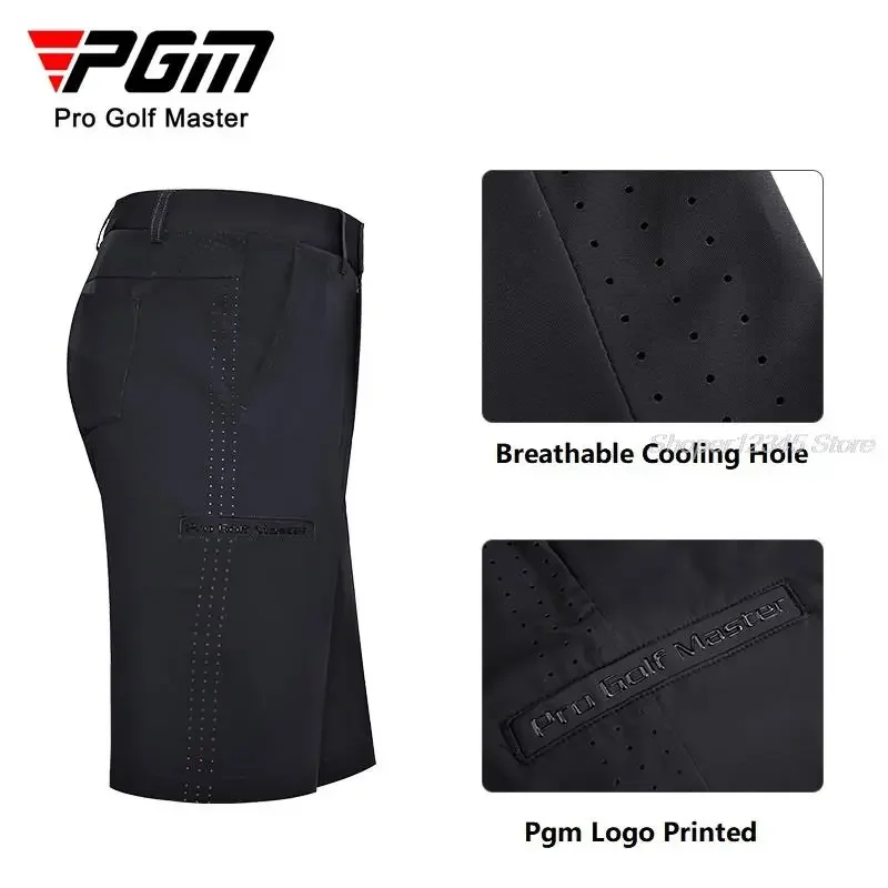 Pgm Mens Golf Shorts Sommer Atmungsaktives Mesh Shorts Mann Hohe Elastische Fit-Trocknend Kurzen Hosen Kühlung Golf Kleidung XXS-XXXL