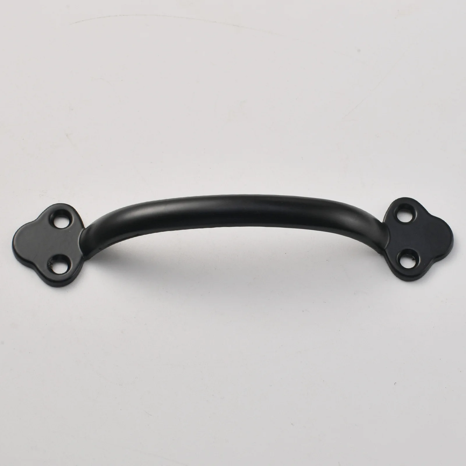 Simple plum blossom handle new Chinese antique alloy wooden box drawer wardrobe jewelry box medicine cabinet handle strip