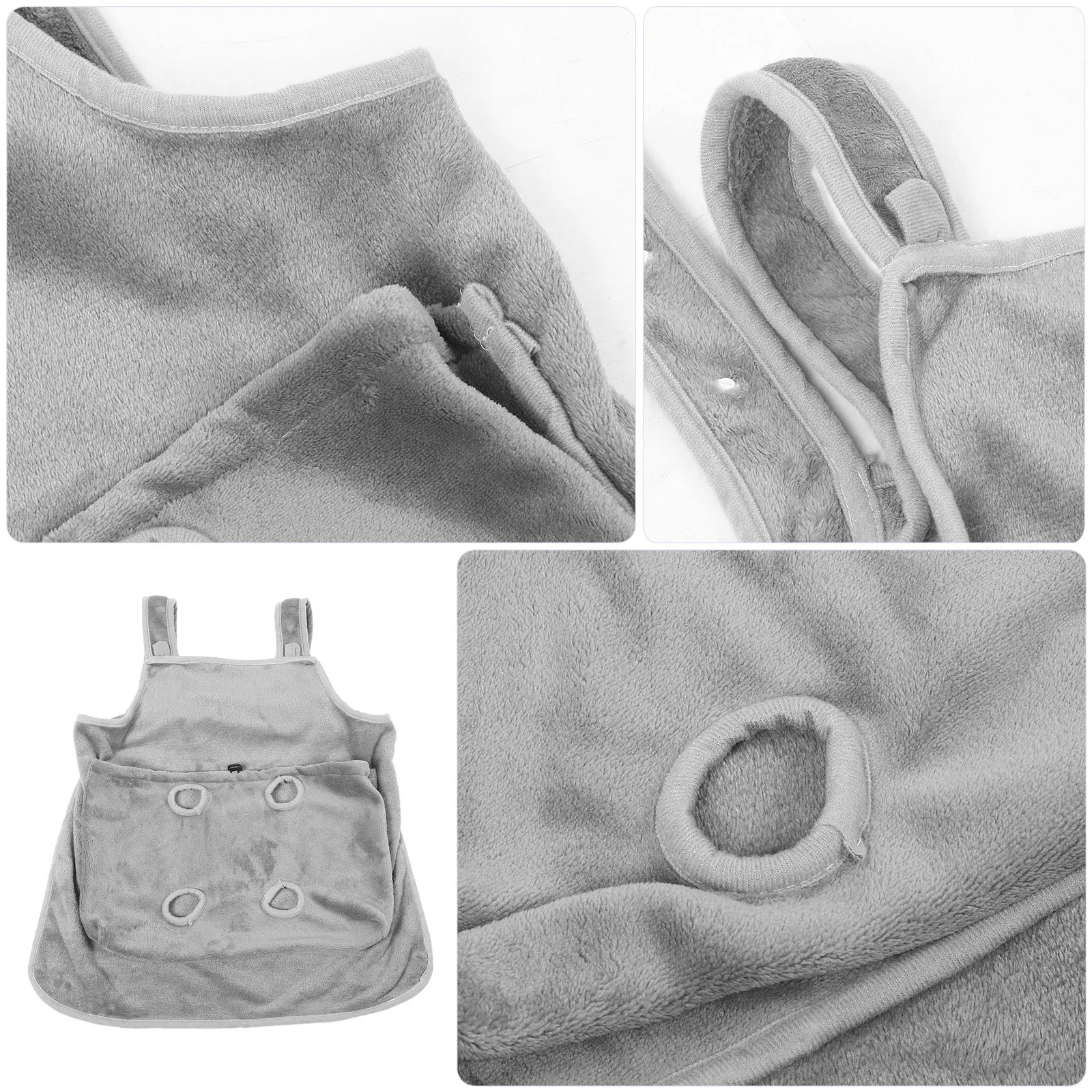 

Cat Carrier Apron Soft Fabric Pet Holding Apron Backpack Style Nonstick Material Pocket Outdoor Use Pocket Holding Cat