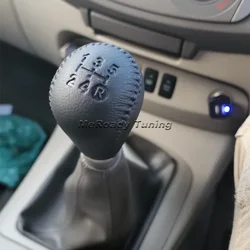 PU Leather Car Gear Shift Knob for Toyota 4Runner Pickup Fortuner Land Cruiser Hilux Surf 5 6 Speed Manual Handle Shifter Lever