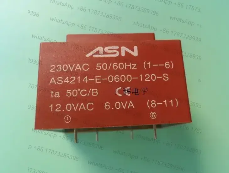 

2pcs 6VA 230V/12V Transformer AS4214-E-0600-120-S Replaces 05-1004-14
