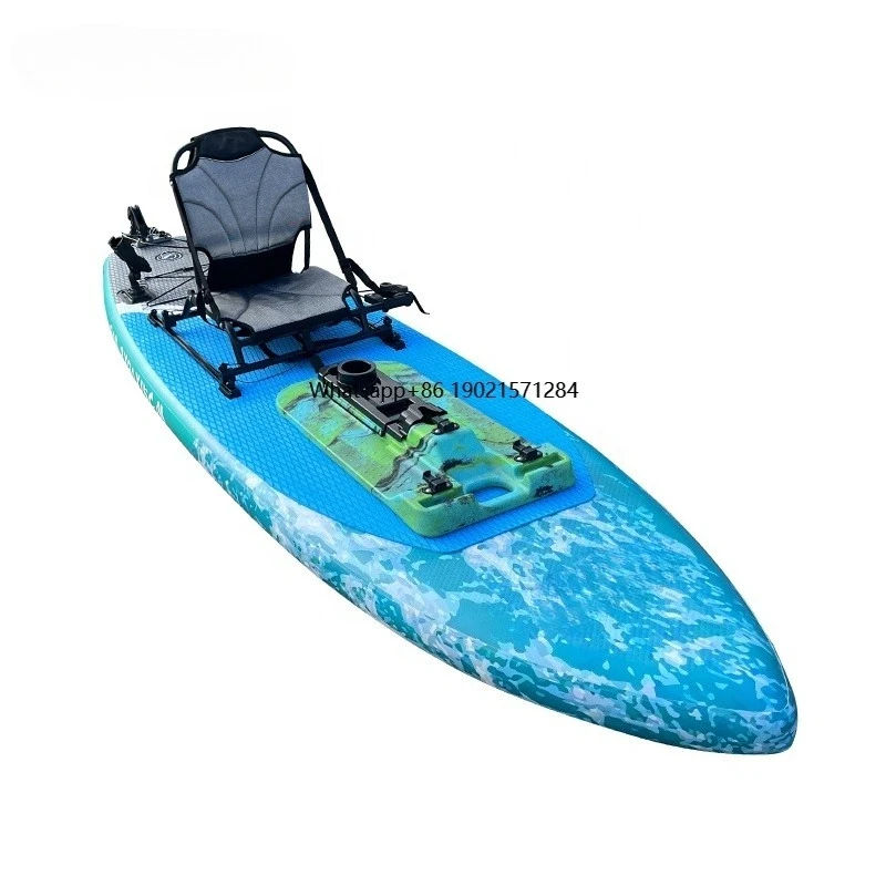 Super Water Sports Club Inflatable Surfboard Stirrups Outdoor Fishing Paddle Board