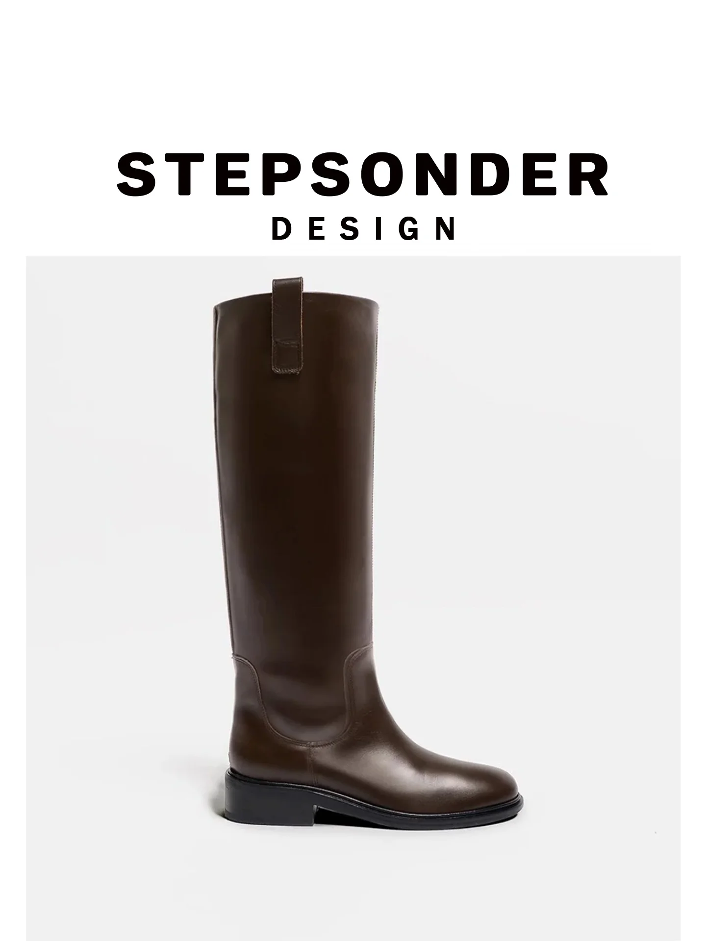 

Over-Knee Long Tube Boots Women's Faionable Slimming Knight Boots Ultrine Fiber round Toe Mid-Calf Autumn Winter Boots