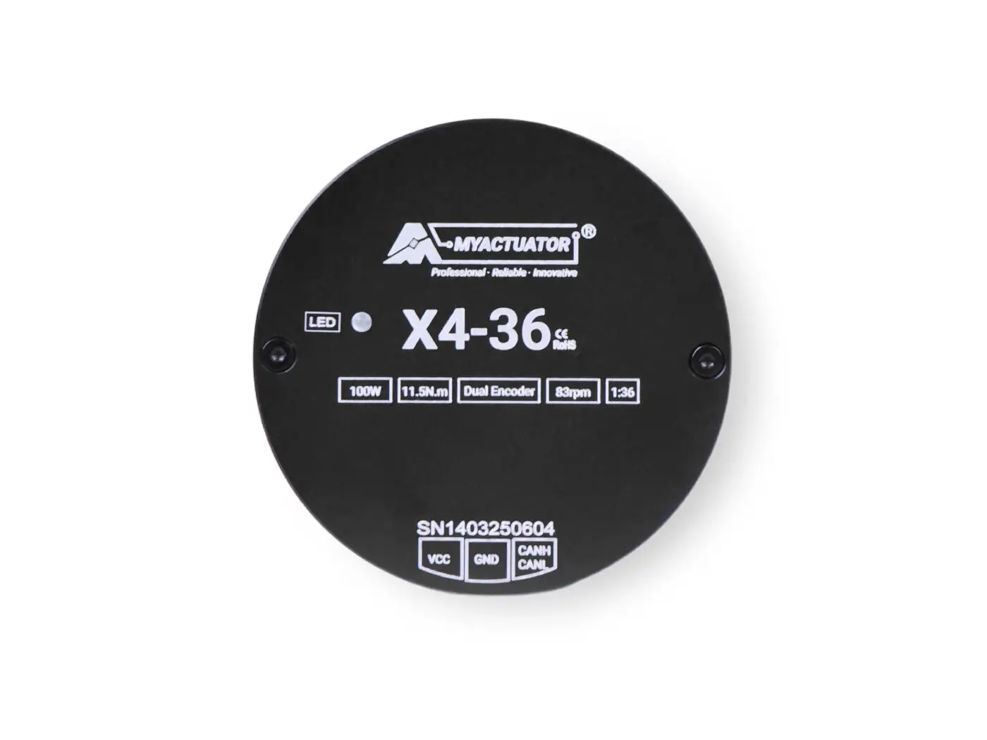 

Myactuator CAN Motor X4-36 1:36 / X4-10 1:12.6 Ideal for Robotics Applications, Robot Arms, Humanoid Robots Interface Control