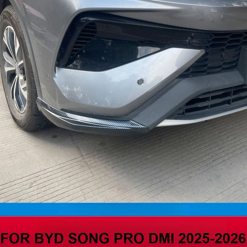 

Front Bumper Side Corner Protector Sticker Trims ABS Front Bumper Corner Strip FOR BYD SONG PRO 2025-2026 Exterior Accessories